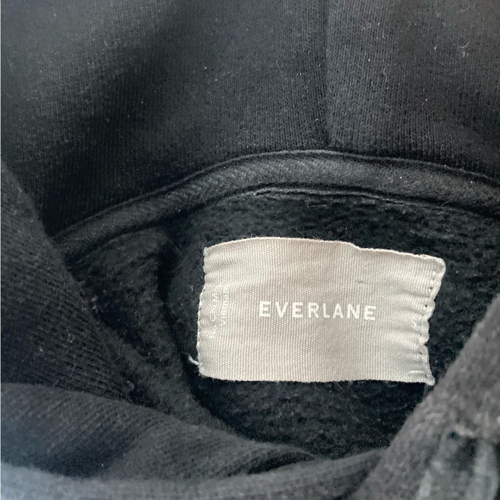 Everlane Black Cropped Hoodie - Picture 5 of 5